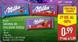 ALDI MILKA Tabletas de chocolate mixtas oferta