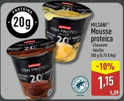 ALDI MILSANI Mousse proteica oferta