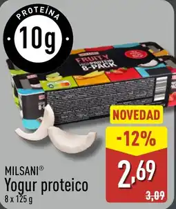 ALDI MILSANI Yogur proteico oferta