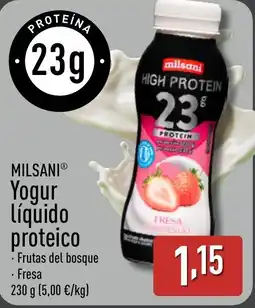 ALDI MILSANI Yogur Líquido proteico oferta