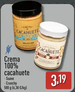 ALDI Crema 100% cacahuete oferta