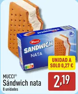 ALDI MUCCI Sándwich nata oferta