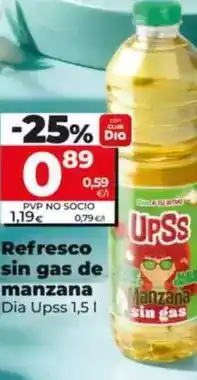 Dia Dia upss - refresco sin gas de manzana oferta