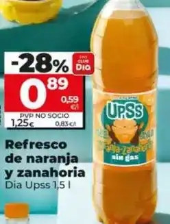 Dia Dia upss - refresco de naranja y zanahoria oferta