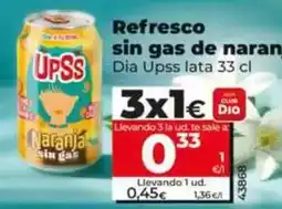 Dia Dia upss - refresco sin gas de naranja oferta