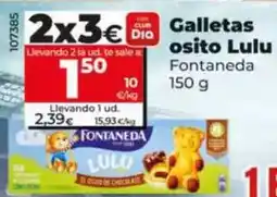 Dia Fontaneda - galletas osito lulu oferta