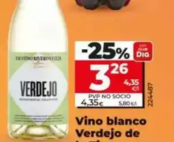 Dia Faustino rivero - vino blanco verdejo de la tierra oferta
