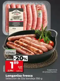 Dia Seleccion de dia - longaniza fresca oferta