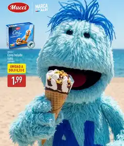 ALDI MUCCI Cono helado nata oferta