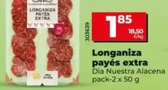 Dia Dia nuestra alacena - longaniza payés extra oferta