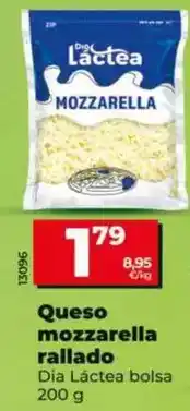 Dia Dia lactea - queso mozzarella rallado oferta