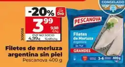 Dia Pescanova - filetes de merluza argentina sin piel oferta