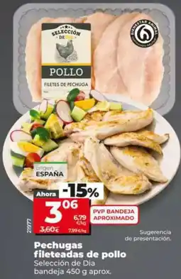 Dia Seleccion de dia - pechugas fileteadas de pollo oferta