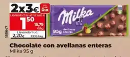 Dia Milka - chocolate con avellanas enteras oferta