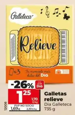 Dia Dia galleteca - galletas relieve oferta