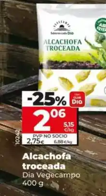 Dia Dia vegecampo - alcachofa troceada oferta
