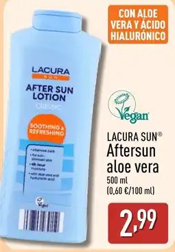 ALDI LACURA SUN Aftersun aloe vera oferta