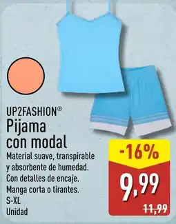 ALDI UP2FASHION Pijama con modal oferta