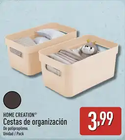 ALDI HOME CREATION Cestas de organización oferta