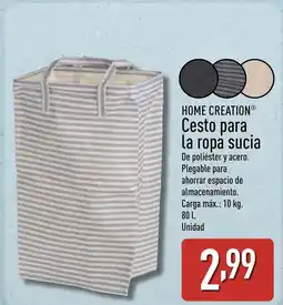 ALDI HOME CREATION Cesto para la ropa sucia oferta