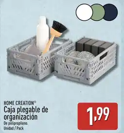 ALDI HOME CREATION Caja plegable de organización oferta