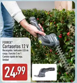 ALDI FERREX Cortasetos 12 V oferta