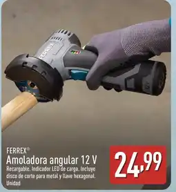 ALDI FERREX Amoladora angular 12 V oferta