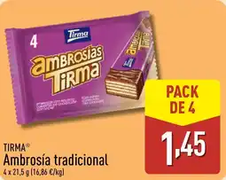 ALDI TIRMA Ambrosía tradicional oferta