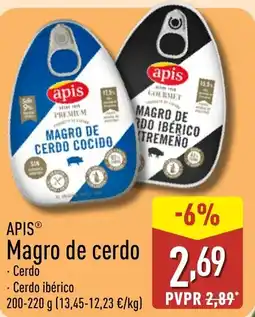 ALDI APIS Magro de cerdo oferta