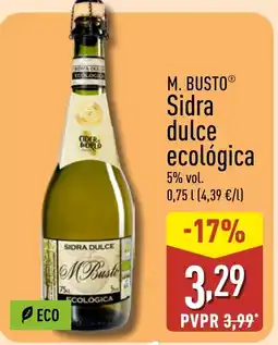 ALDI M. BUSTO Sidra dulce ecológica oferta