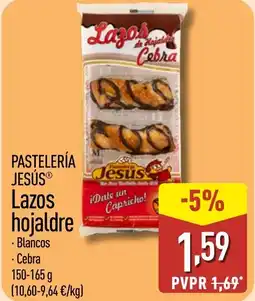 ALDI PASTELERÍA JESÚS Lazos hojaldre oferta