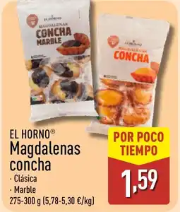 ALDI EL HORNO Magdalenas concha oferta
