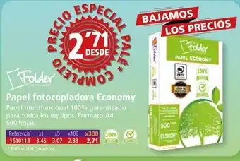 Papel fotocopiadora Economy