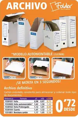 Folder Archivo definitivo oferta