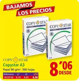 Folder COPY STAR Copystar A3 oferta
