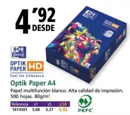 Folder Optik Paper A4 oferta