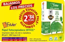 Folder FOLDER Papel fotocopiadora office oferta