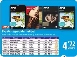 Folder APLI Papeles especiales ink-jet oferta
