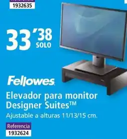 Folder FELLOWES Elevador para monitor Designer Suites™ oferta
