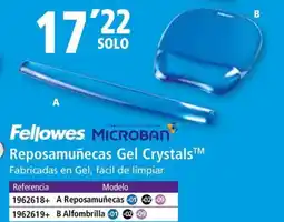 Folder FELLOWES Reposamuñecas Gel Crystals™M oferta