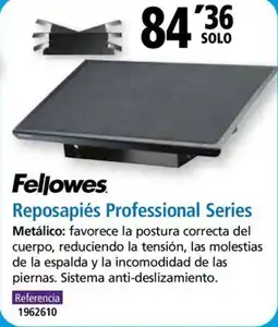 Folder FELLOWES Reposapiés Professional Series oferta