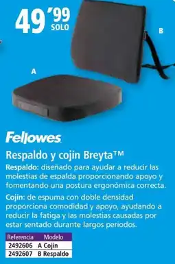 Folder FELLOWES Respaldo y cojín Breyta oferta