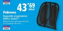 Folder FELLOWES Respaldo ergonómico Office Suites oferta