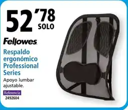 Folder FELLOWES Respaldo ergonómico Professional Series oferta