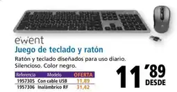 Folder EWENT Juego de teclado y ratón oferta