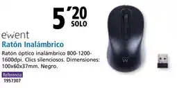 Folder EWENT Ratón Inalámbrico oferta