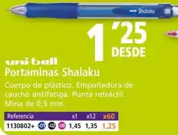 Folder UNI-BALL Portaminas Shalaku oferta