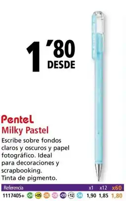 Folder PENTEL Milky Pastel oferta