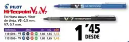 Folder PILOT Hi-Tecpoint Vs & V7 oferta