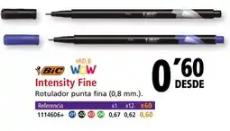 Folder BIC Intensity Fine oferta